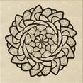 thumbnail image 1 of Ahgly Company Machine Washable Indoor Square Transitional Wheat Beige Area Rugs, 6' Square, 1 of 7