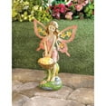 thumbnail image 3 of Pink Fairy Solar Garden Statue, 3 of 3