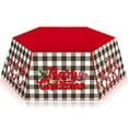thumbnail image 2 of Cateissary Feliz árbol de Navidad Collar copos de nieve anillo de Navidad fiesta interior exterior suelo Festival decoración artesanía regalo nuevo Kits de decoración para fiestas cinco, 2 of 6