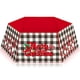 thumbnail image 3 of Wosthever Collar de árbol de Navidad copos de nieve anillo de Navidad fiesta vacaciones interior piso Festival decoración artesanía regalo Kits de decoración para fiestas cinco, 3 of 6