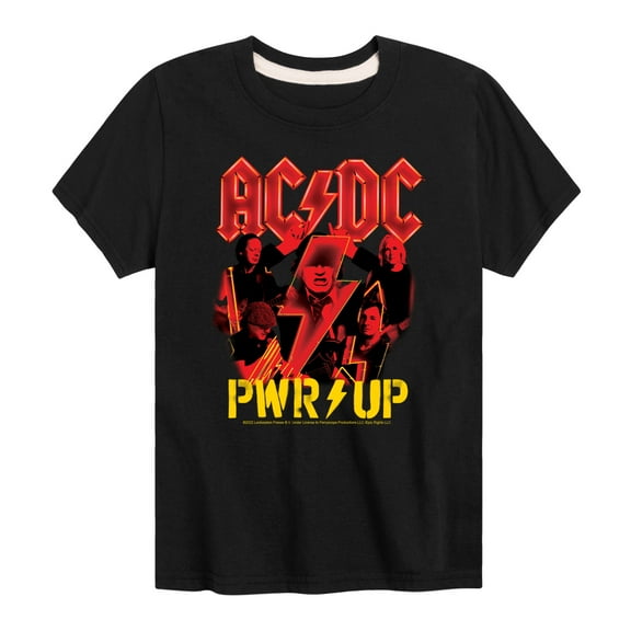 ACDC - Pwr Up - Toddler And Youth Short Sleeve Graphic T-Shirt