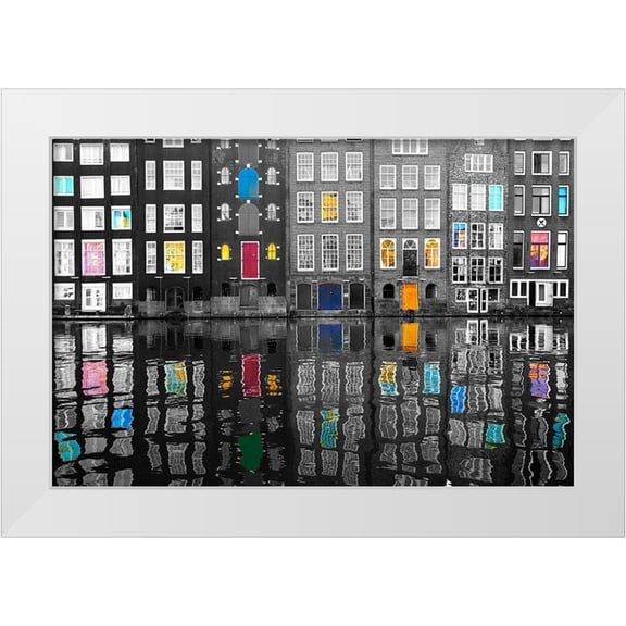 Shrayer, Igor 14x11 White Modern Wood Framed Museum Art Print Titled - Amsterdam 39