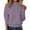 Light Violet, variant on Women's Mock Neck Sweater, Solid Color Long Sleeve Pullover, Loose Fit Casual Basic Top, Fall Winter Everyday Knit Sweater, Simple Crewneck Pullover Beige L