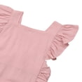 thumbnail image 4 of Combinaison une-Pièce à Volants Unie pour Bébé Fille, Tenue de Soleil, 4 of 5