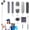 9 PCS Duster Kits, variant on Microfiber Feather Dusters for Cleaning, Extendable Duster with 110" Extension Pole & 2pcs Replaceable Bendable Head, Cleaner Supplies Duster Tool for Ceiling Fan Furniture Cars Home Kitchen Gadgets