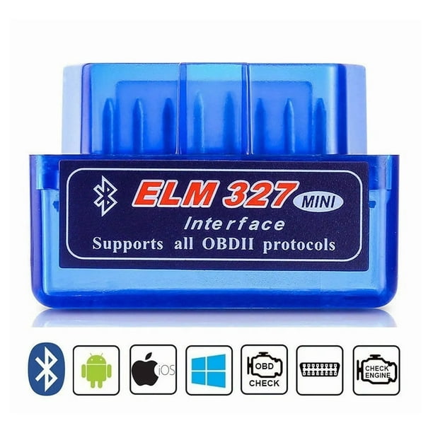 Escaner Automotriz Mini Elm 327 Obd2 V2.1 Bluetooth Android OBD OBD2 | Walmart en línea