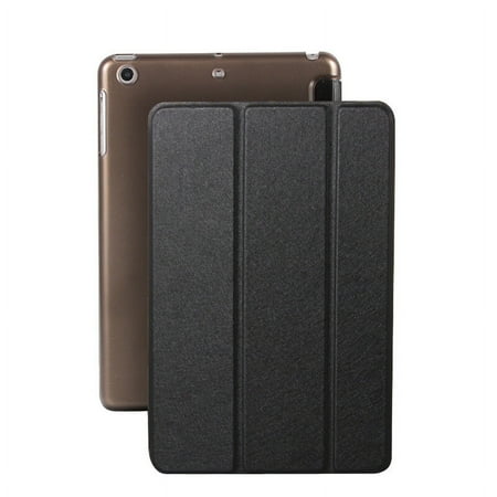 

Ultra-thin Auto Wake/Sleep Function Wrap Fold Leather Protective Cover Case for Mini 1/2/3 (Black)