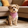 thumbnail image 6 of Pet Bandana Collar, Dog Bandana Collar with Adjustable Buckle Pet Triangle Scarf Bibs for Small Dogs Cats, 6 of 9