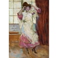 thumbnail image 3 of Joaquín Sorolla 18x24 Black Modern Framed Museum Art Print Titled - La Bilbainita (1917), 3 of 5
