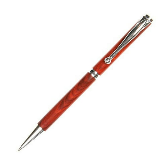 Slimline Twist Pen - Red Heart