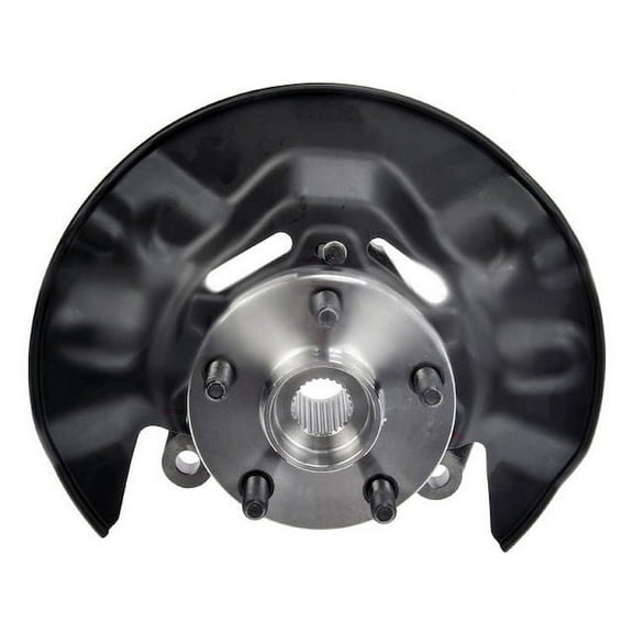 Front Right Passenger Side Wheel Hub Bearing Assembly - with Loaded Knuckle, Hub, Bearing, Axle Nut, and Dust Shield - Compatible with 2003 - 2008 Toyota Corolla (with ABS) 2004 2005 2006 2007