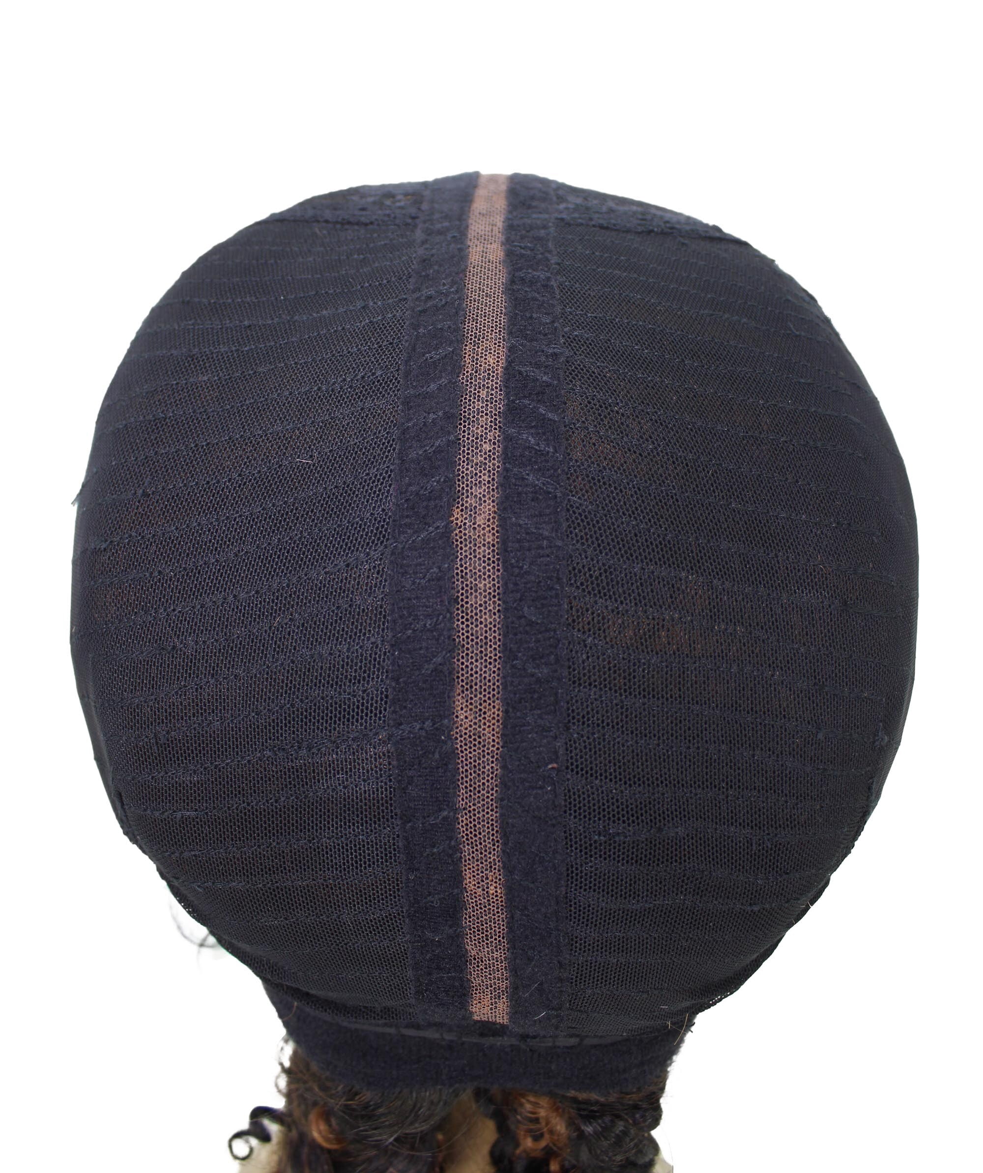 LUXLUXE Renee 27-inches ½Lace+Part French Butterfly Lace Braided Wig, Heat Resistant Fiber, Multiple Color Options