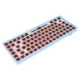 thumbnail image 4 of Kit de bricolaje de teclado mecánico Bling Bling 84 teclas inalámbrico 2,4 G Bluetooth 3.0 5.0 RGB azul, 4 of 12