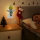 thumbnail image 4 of Luz Nocturna Navideña Enchufable | Luz Led Nocturna Giratoria de 360° y Cálida de 3000 K para Niños | Decoración Navideña de Plástico Multicolor | Regalo Navideño de Bajo Consumo para Fiestas y Dormi, 4 of 6