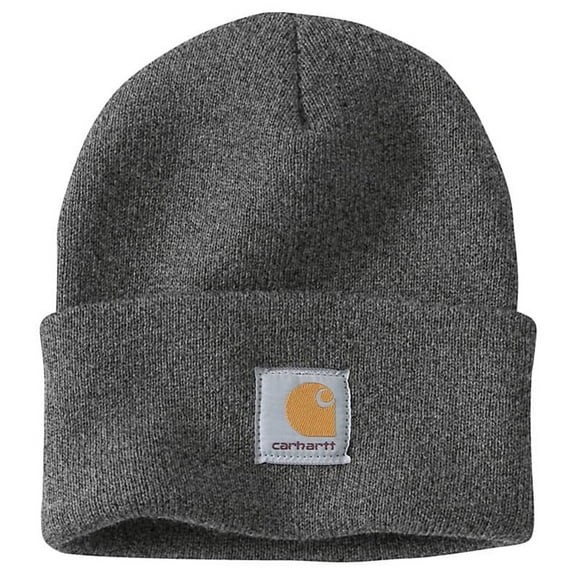 Carhartt - Acrylic Watch Cap - Charcoal Branded Beanie Ski Hat