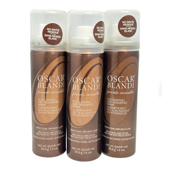 Oscar Blandi Pronto Dry Shampoo Powder Spray 1.2oz - Three (3) Travel size PACKAGING MAY VARY