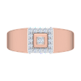 thumbnail image 2 of 0.28 Carat Men Diamond Wedding Band Ring in 10K Gold (Ring Size 10.75), 2 of 5