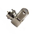 thumbnail image 5 of Adaptador de electrónica Holanda 90 ° grado Grado CORRECTO CORMIENTO F hembra a F Male 75 Ohm (Paquete de 2), 5 of 5