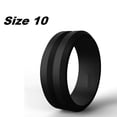 thumbnail image 4 of Lindmeyers Men's Silicone Wedding Band, Black, 4 of 4