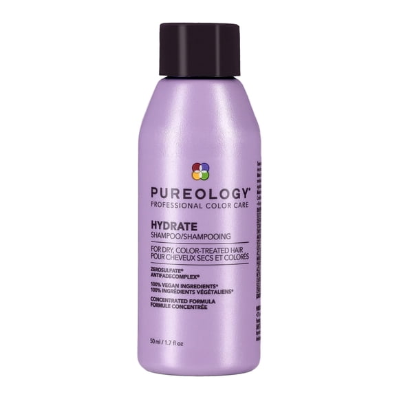 Pureology Hydrate Shampoo | For Dry, Color-Treated Hair | Hydrates & Strengthens Hair | Sulfate-Free | Vegan | Updated Packaging | 1.7 Fl. Oz |