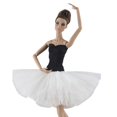 thumbnail image 3 of Vestido De Ballet Hecho A Mano En Tubo De 1/6 Hecho A Mano Para Muñecas De Moda Accesorios De Fiesta Blanco Baoblaze Vestido de ballet de muñeca, 3 of 6