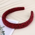 thumbnail image 6 of Unique Bargains 1 Pc Fashion Leopard Headbands for Women Red, 6 of 6