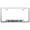 Brushed Chrome, variant on Buick Laser Etched Logo Cut-Out License Plate Frame (Brushed Chrome)