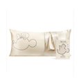 thumbnail image 1 of Kitsch Disney Minnie Mouse Satin Pillowcase with Zipper Softer Than Silk, Cooling Pillow Case for Hair & Skin, Wrinkle-Free, Machine Washable, King Size (19x36), 1 of 8