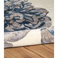 thumbnail image 2 of Aspire Wool Floral Ivory & Navy 2' x 3' Accent Rug, 2 of 5
