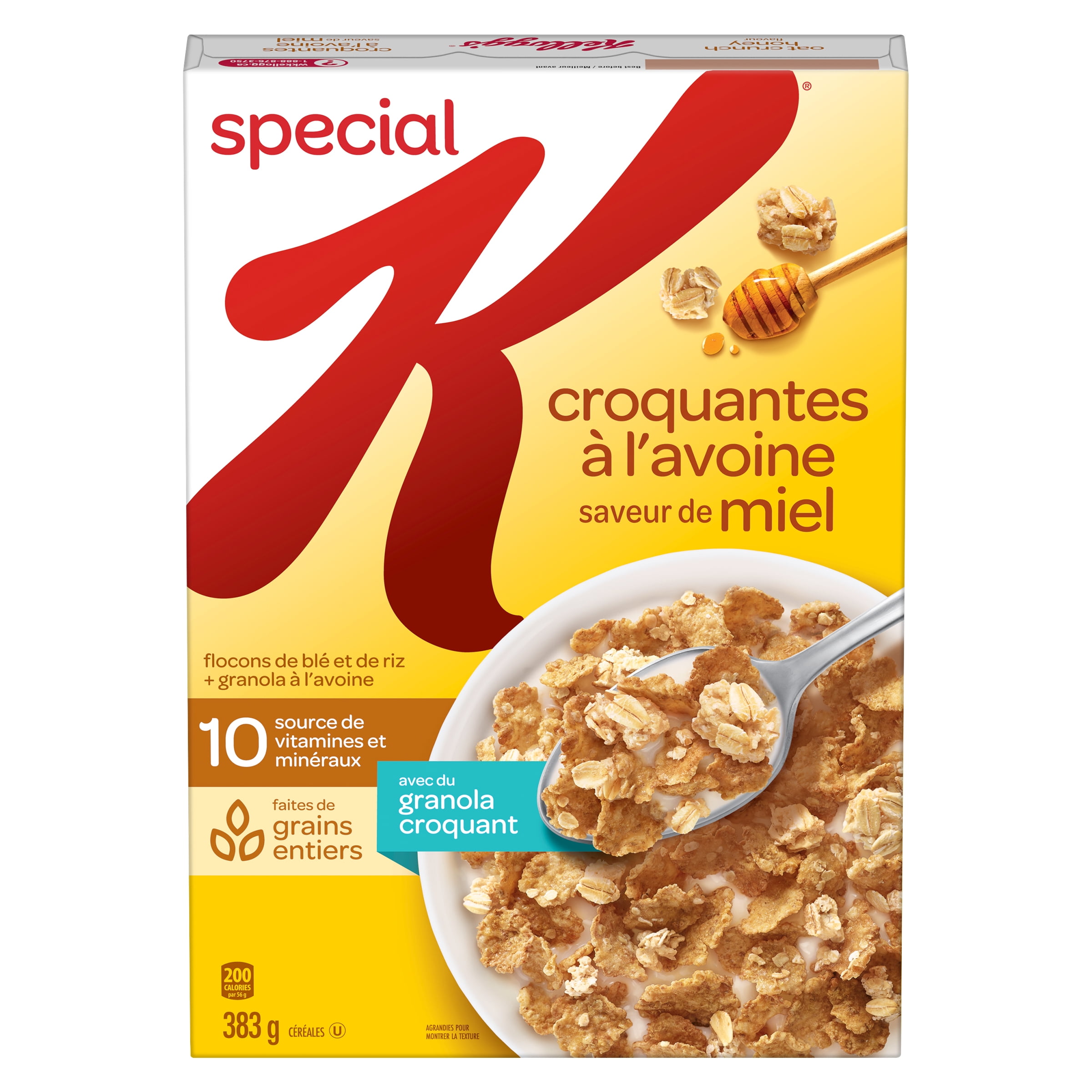 Kellogg’s® Special K® Oat Crunch Honey Flavour Cereal 383g, Kellogg’s® Special K® Oat Crunch Honey Flavour Cereal 383g