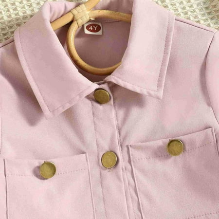 

Aayomet Toddler Babys Girls Clothing Kids Coat Children Autumn Outerwear Pink Coats Corduroy Jackets Jumpsuit Baby Band Outfits Pink 4-5 Years