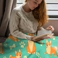 thumbnail image 6 of Yibo Giraffes Blanket Flannel Soft and Comfortable Anti-static Bed Sofa Blanket, 6 of 9