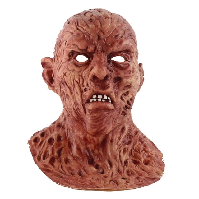 Casco de látex de Mask Freddy para cosplay, accesorios para Halloween