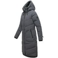 thumbnail image 2 of Marikoo Women's Knee-Length Quilted Winter Jacket with Hood - Benikoo, 2 of 8