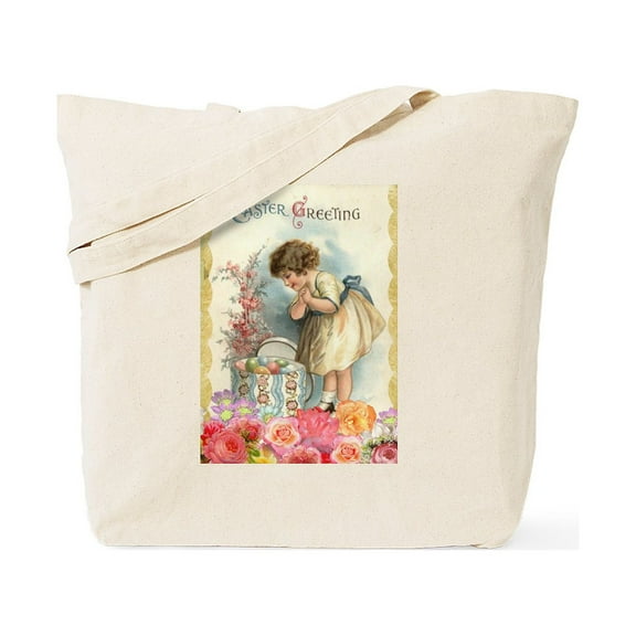 CafePress - Victorian Easter Tote Bag - Unisex Canvas Tote Bag, Beige, 1-Piece