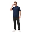 thumbnail image 5 of Mens Polo Shirts Short Sleeve Casual Solid Stylish Dry Fit Performance Designed Collared Golf Polo Shirts for mens, 5 of 6