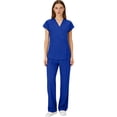 thumbnail image 6 of Hearthz Scrubs for Women Set V-Neck Top & Straight Leg Pants Womens Scrub Set, 6 of 7