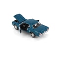 thumbnail image 4 of 1964 Ford Mustang Coupe (1964.5), Metallic Turquoise Blue - Welly 22451/4D - 1/24 Scale Diecast Model Toy Car (Brand New but NO BOX), 4 of 8