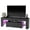 Black, variant on Homall 70 Inch TV Stand with Remote LED Lights,White Modern Entertainment Center - Soft-Close Drawers & Adjustable Shelves for Living Room
