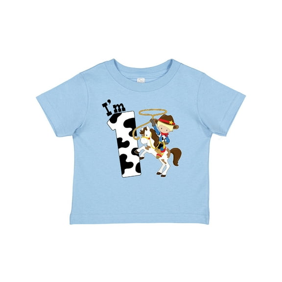Inktastic I'm One-cowboy Riding Horse Birthday Boys Baby T-Shirt