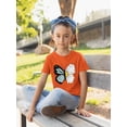 thumbnail image 2 of Half Butterfly Half Daisy T-Shirt Juniors -Image by Shutterstock,  x-Large, 2 of 4