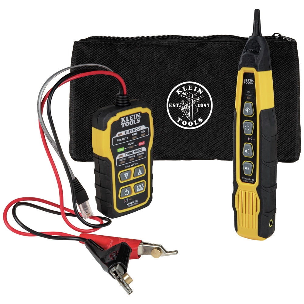 Klein Tools VDV500820 Cable Tracer Kit with Probe Tone Pro for RJ11