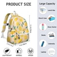 thumbnail image 6 of Lemon Backpack for School,Cute School Bag,Schoolbag with Adjustable Shoulder Straps & Padded Back,13.4"x11"x4.7", 6 of 6