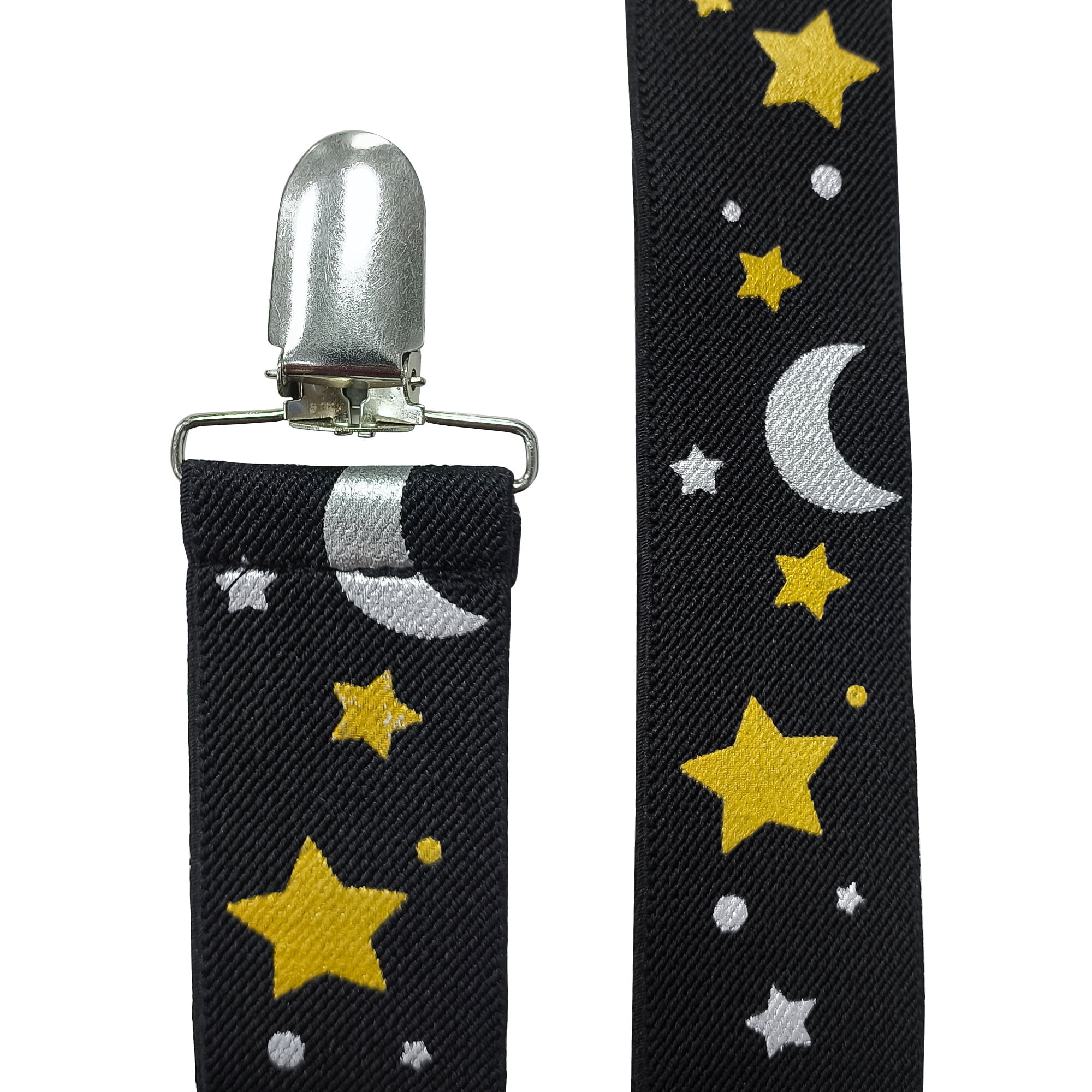 Star and Moon Suspenders Costume Accessory for Adults, Multicolor, Halloween by Way To Celebrate