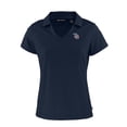 thumbnail image 2 of Women's Cutter & Buck  Navy Tampa Bay Rays Daybreak Eco Recycled V-Neck Polo, 2 of 3