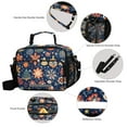 thumbnail image 3 of FORMRS Student Insulated Lunch Bag with Shoulder Strap Reusable Cooler Box for School, Christmas Splendor, 3 of 9