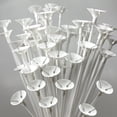 thumbnail image 4 of 100 Uds. Palillos para globos-Palo para globos y taza para fiesta, boda, palitos para globos de plástico con tazas para fiesta de cumpleaños, boda, 4 of 5
