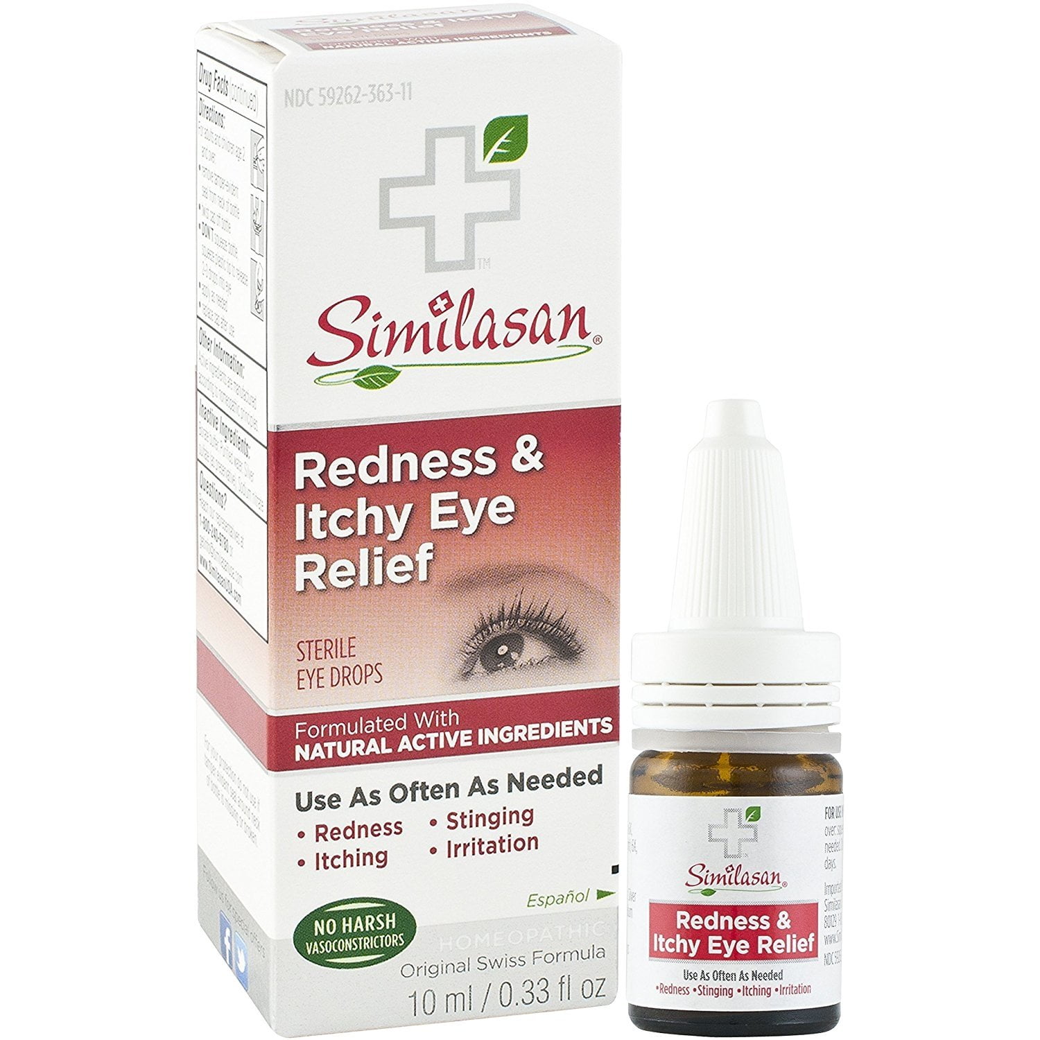 Similasan Redness & Itchy Eye Relief Eye Drops 0.33 oz