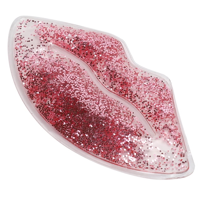 Paquete de Hielo de Gel, Gel Caliente Caliente Gel en Forma de Labio para Aliviar El Dolor para Reducir la Hinchazón de Su Labio para El Cuerpo