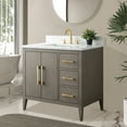 thumbnail image 3 of Vanity Art 36” Single Sink Bathroom Vanity Cabinet with Ceramic Countertop, 3 of 10